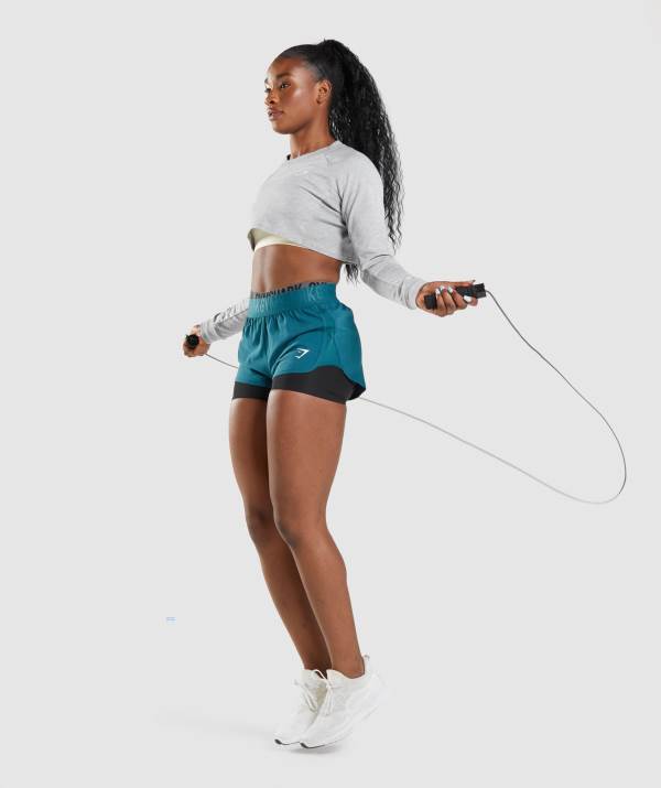 Damske Švihadlo Gymshark Weighted Jump Rope Čierne | OA8562731